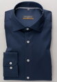 ETERNA Slim Fit pánska strečová košeľa formálna tmavo modrá Navy Easy Care