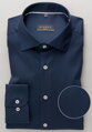 ETERNA Slim Fit pánska strečová košeľa formálna tmavo modrá Navy Easy Care