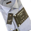 ETERNA Slim Fit pánska strečová košeľa modrá kocka Easy Iron