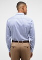 ETERNA Slim Fit modrá printová košeľa Popelín Non Iron