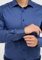 ETERNA Slim fit košeľa farba Denim jemná štruktúra Non Iron