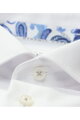 ETERNA Slim fit Oxford biela košeľa s kontrastom Non Iron