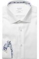 ETERNA Slim fit Oxford biela košeľa s kontrastom Non Iron