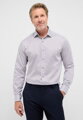 ETERNA Slim fit košeľa Dynamic cotton hnedo modrá Non Iron