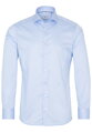 1863 BY ETERNA luxusná keprová košeľa modrá Slim Fit super soft Non Iron