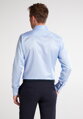 1863 BY ETERNA luxusná keprová košeľa modrá Slim Fit super soft Non Iron