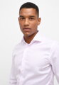 1863 BY ETERNA luxusná keprová košeľa ružová Slim Fit super soft Non Iron