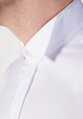 ETERNA Slim Fit biela smokingová nepresvitajúca košeľa na manžetové gombíky Non Iron Cover