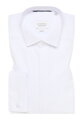 ETERNA Slim Fit biela smokingová nepresvitajúca košeľa na manžetové gombíky Non Iron