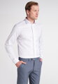 ETERNA Slim Fit biela nepresvitajúca košeľa Cover na manžetové gombíky Non Iron - Skrytá léga