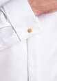 ETERNA Slim Fit biela nepresvitajúca košeľa Cover na manžetové gombíky Non Iron - Skrytá léga