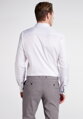ETERNA Slim Fit pánska košeľa biela Cover s tmavo modrým kontrastom Non iron