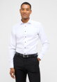 Biela košeľa ETERNA Slim fit Cover s červeným kontrastom Non Iron
