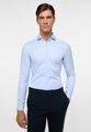 ETERNA Super Slim modrá nie presvitajúca košeľa dlhý rukáv Non Iron