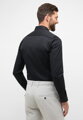 ETERNA Super Slim čierna nie presvitajúca košeľa dlhý rukáv Non Iron