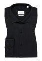 ETERNA Super Slim čierna nie presvitajúca košeľa dlhý rukáv Non Iron