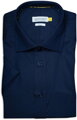 J. Harvest & Frost pánska nežehlivá košeľa Navy Slim - krátky rukáv