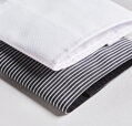 Dámska prúžkovaná košeľa šedo čierna Campania Semi Fitted Brook Taverner Easy iron