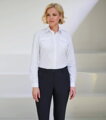 Pilotka košeľa dámska dlhý rukáv Athena biela Easy Iron