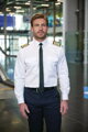 Pilotka košeľa dlhý rukáv Milo Tailored fit biela bavlna Non Iron