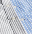 Prúžkovaná dámska košeľa Pescara Semi fitted krátky rukáv Brook Taverner Easy Care