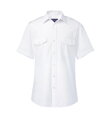 Pilotka košeľa krátky rukáv Orion slim fit biela Easy Iron