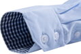 Pánska smart casual košeľa jednofarebná s károvaným kontrastom Popelín Easy Care