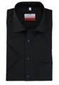 Marvelis Modern Fit pánska košeľa krátky rukáv 100% popelín čierna