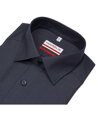 Marvelis Modern Fit pánska košeľa 100% popelín sivá krátky rukáv