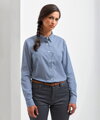 Atraktívna dámska kockovaná košeľa Slim fit Premier