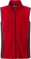 Pánska záťažová fleece vesta James & Nicholson