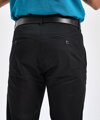 Pánske chinos nohavice z bavlneného kepru s elastanom Asquith&Fox - Predľžené 86 cm