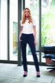 Dámske nohavice Ophelia Slim Leg Brook Taverner - Nezakončené 92 cm