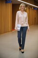 Dámske smart casual nohavice ku kostýmu Eleanor Slim Leg Brook Taverner - Nezakončená dĺžka 91,5 cm