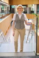 Dámske smart casual nohavice ku kostýmu Eleanor Slim Leg Brook Taverner - Nezakončená dĺžka 91,5 cm