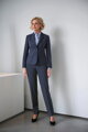 Dámske smart casual nohavice ku kostýmu Eleanor Slim Leg Brook Taverner - Nezakončená dĺžka 91,5 cm