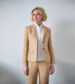 Dámske smart casual nohavice ku kostýmu Eleanor Slim Leg Brook Taverner - Nezakončená dĺžka 91,5 cm