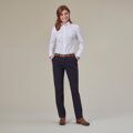 Dámske chinos nohavice Liberty Slim fit elastické Brook Taverner - Nezakončená dĺžka 91 cm