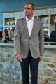 Pánske casual sako Rory Slim Fit Jersey Stretch Brook Taverner - Bežná dĺžka
