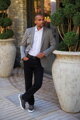 Pánske casual sako Rory Slim Fit Jersey Stretch Brook Taverner - Bežná dĺžka