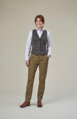 Dámske nohavice Houston elastické Slim fit Chino Brook Taverner Bežná dĺžka 74 cm