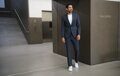 Pánske smart casual nohavice k obleku Oliver Tailored Fit Brook Taverner - Nezakončená dĺžka 91,5 cm