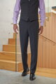 Pánske nohavice k obleku Aldwych Tailored Fit Brook Taverner - Nezakončená dĺžka 92 cm