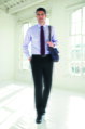 Pánske nohavice k obleku Phoenix Tailored Fit Brook Taverner - Nezakončená dĺžka 91,5 cm