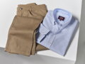 Pánske nohavice chino Brunswick Tailored fit s piatimi vreckami Nezakončená dĺžka 91 cm