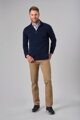 Pánske nohavice chino Brunswick Tailored fit s piatimi vreckami Nezakončená dĺžka 91 cm