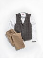 Pánske nohavice chino Brunswick Tailored fit s piatimi vreckami Nezakončená dĺžka 91 cm