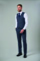 Pánske nohavice Fabian Slim fit Brook Taverner Nedokončená dĺžka 91 cm