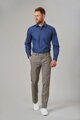Pánske nohavice Fabian Slim fit Brook Taverner Nedokončená dĺžka 91 cm
