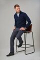 Pánske nohavice Fabian Slim fit Brook Taverner Nedokončená dĺžka 91 cm